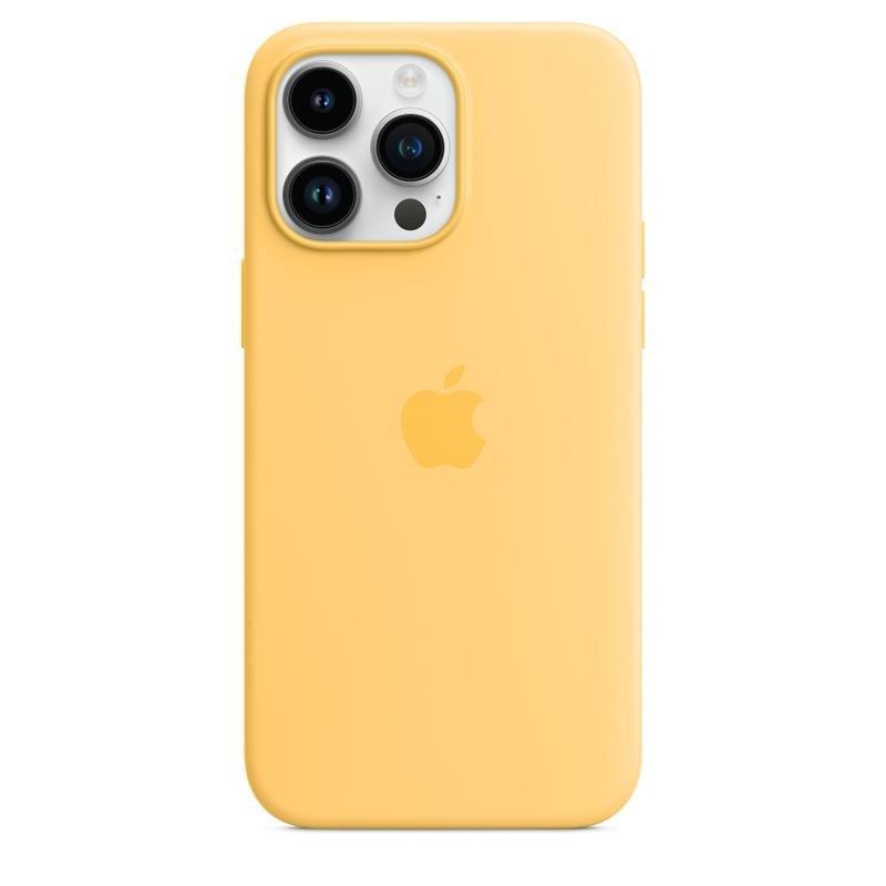 Apple Silicone Case with MagSafe for iPhone 14 Pro Max - Sunglow, , large image number 3