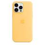 APPLE - Apple Silicone Case with MagSafe for iPhone 14 Pro Max - Sunglow