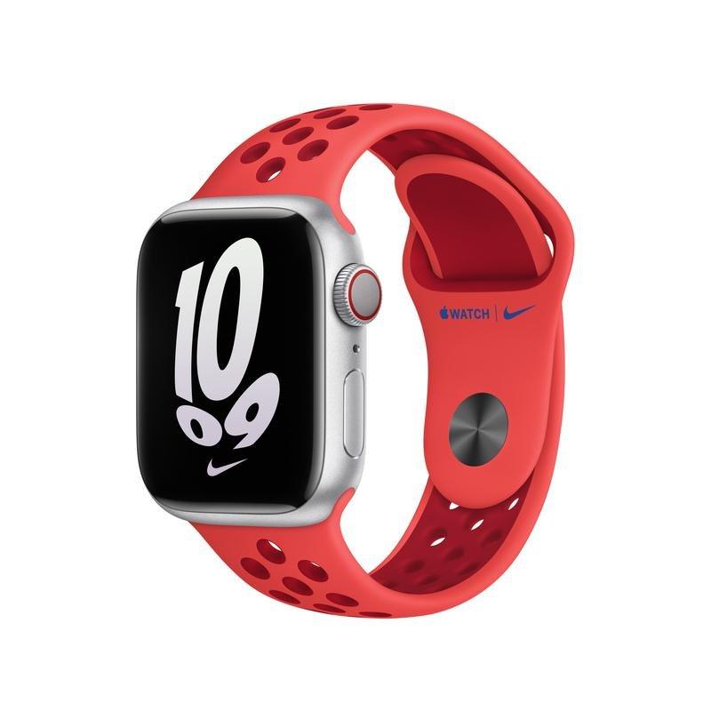 Apple 41mm Nike Sport Band for Apple Watch - Bright Crimson/Gym Red, , large image number 2