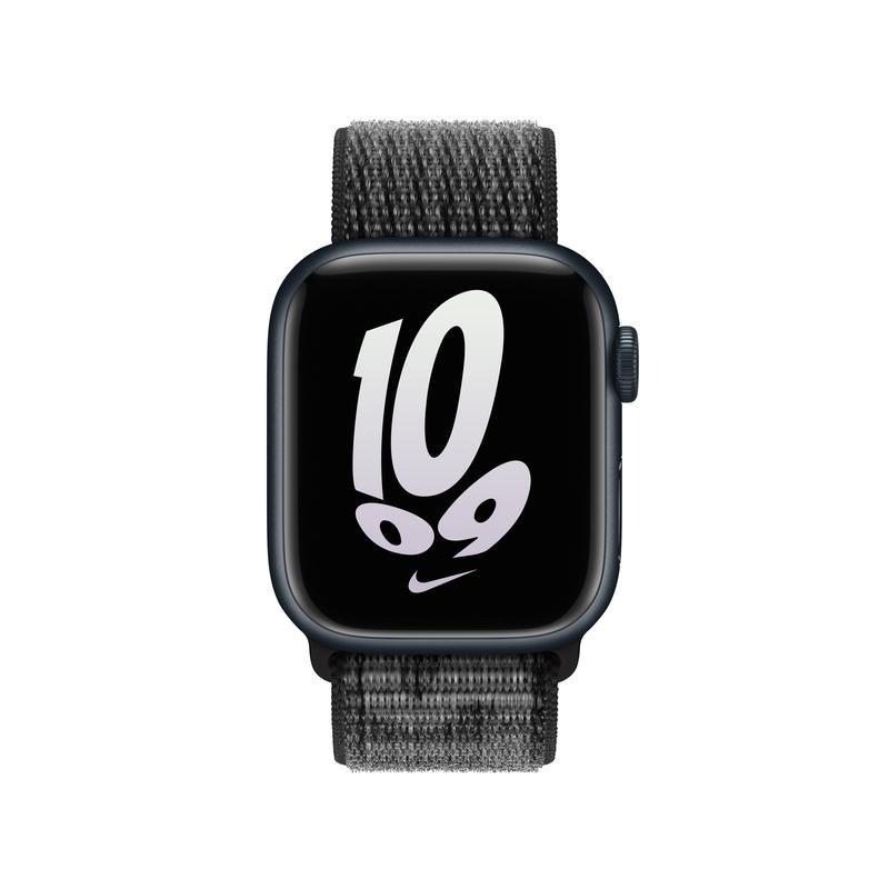 Apple 41mm Nike Sport Loop for Apple Watch - Black/Summit White, , large image number 1