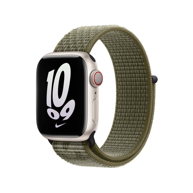 Apple 41mm Nike Sport Loop for Apple Watch - Sequoia/Pure Platinum, , large image number 1
