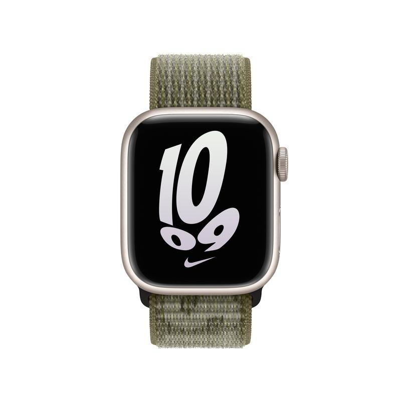 Apple 41mm Nike Sport Loop for Apple Watch - Sequoia/Pure Platinum, , large image number 2