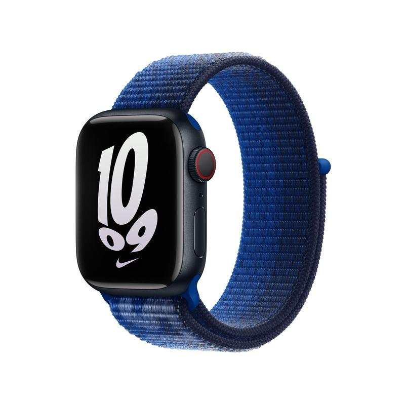 Apple 41mm Nike Sport Loop for Apple Watch - Game Royal/Midnight Navy, , large image number 1