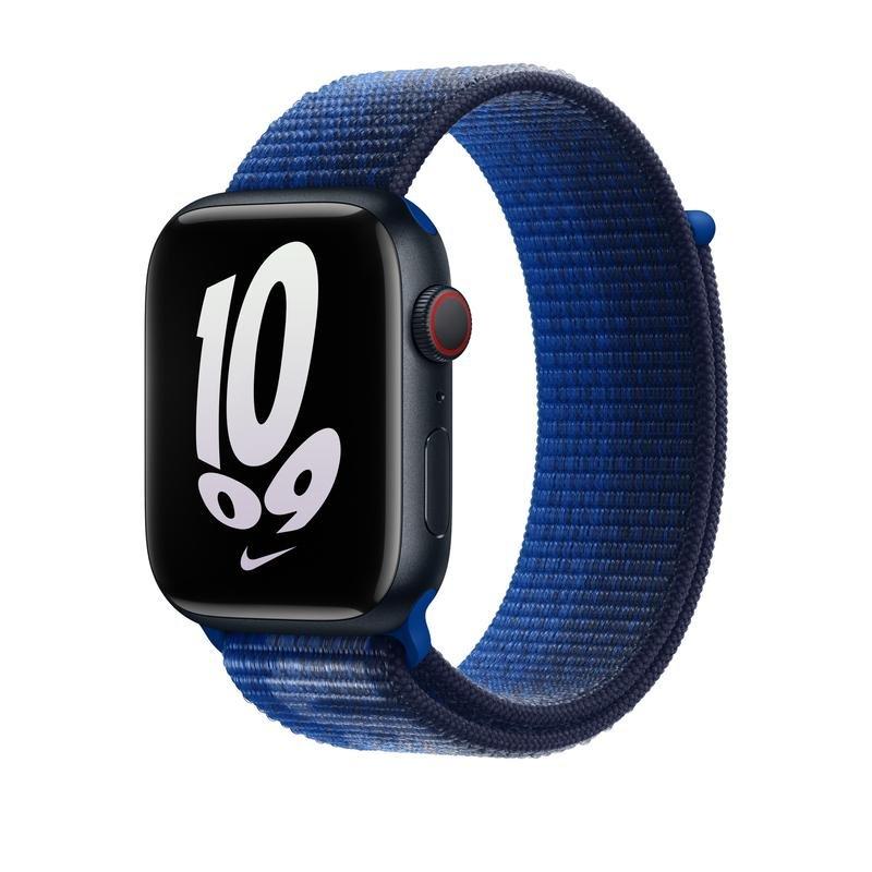 Apple 45mm Nike Sport Loop for Apple Watch - Game Royal/Midnight Navy, , large image number 1