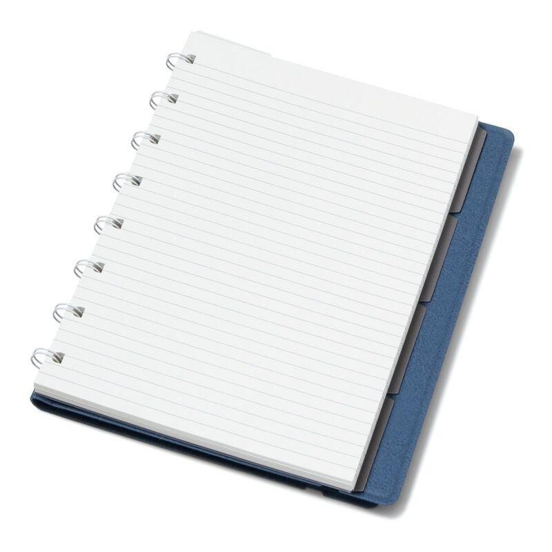 Filofax Refillable Notebook A5 Ruled Blue Steel, , large image number 3