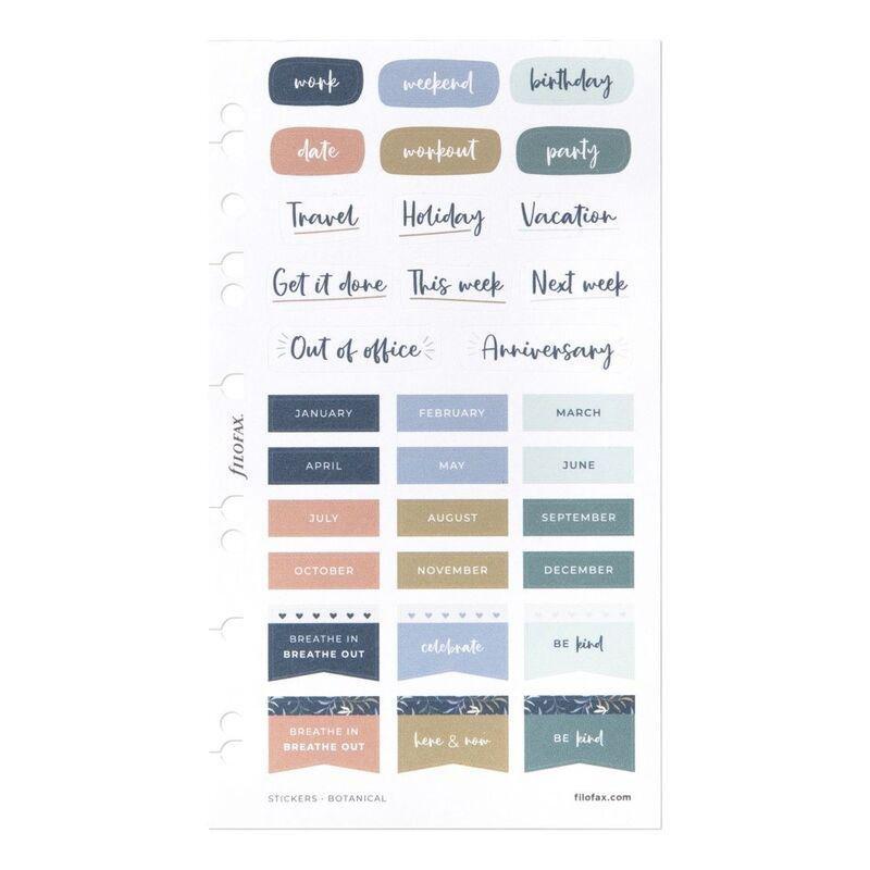 Filofax Botanical Stickers, , large image number 1