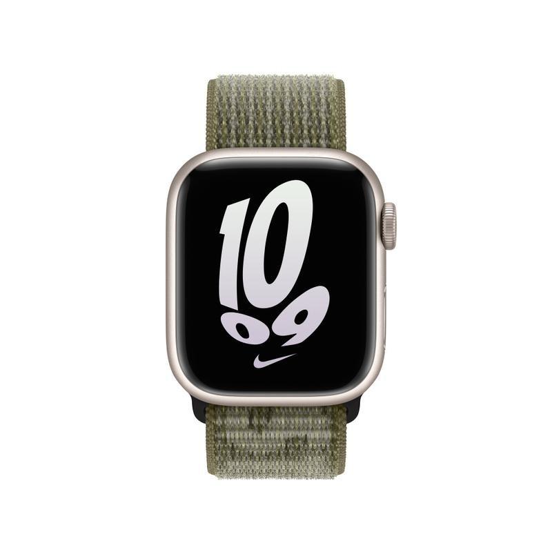 Apple 41mm Nike Sport Loop for Apple Watch - Sequoia/Pure Platinum, , large image number 2