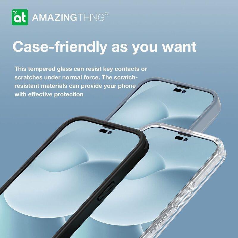 AMAZINGThing iPhone 14 Pro Max Screen Protector 2.75D Fully Covered Radix Glass, , large image number 3