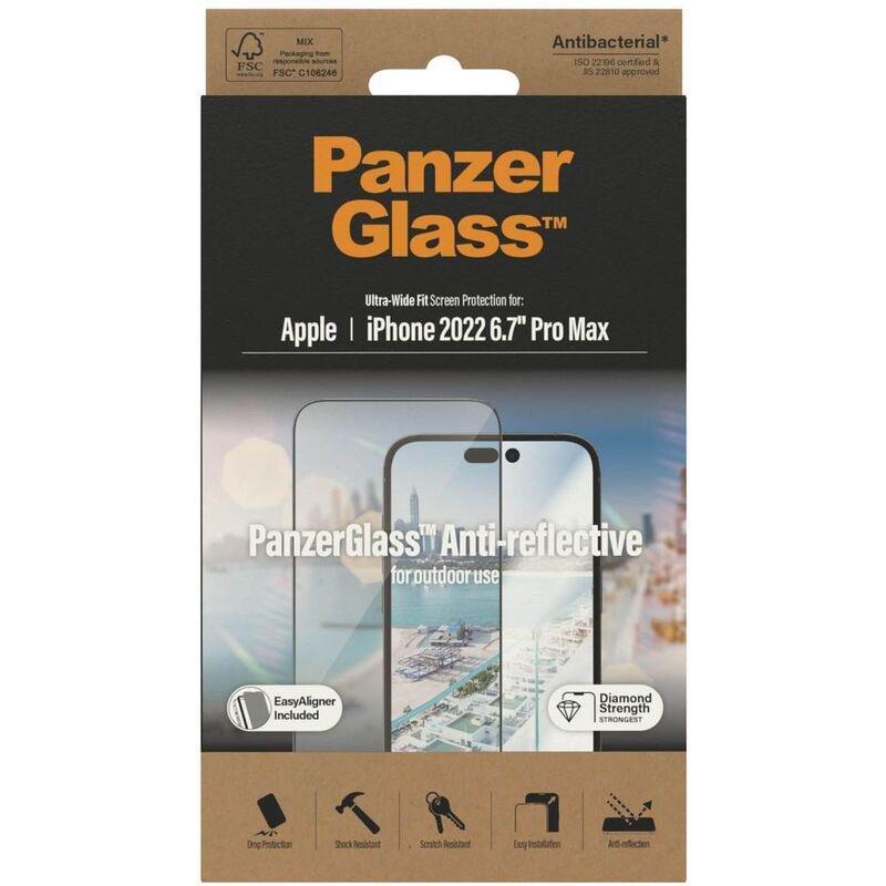 Panzer Glass iPhone 14 Pro Max Anti-Reflective Screen Protector with Applicator, , large image number 2