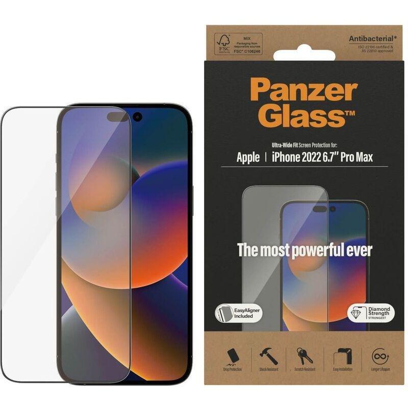 Panzer Glass iPhone 14 Pro Max Clear Screen Protector with Applicator, , large image number 2