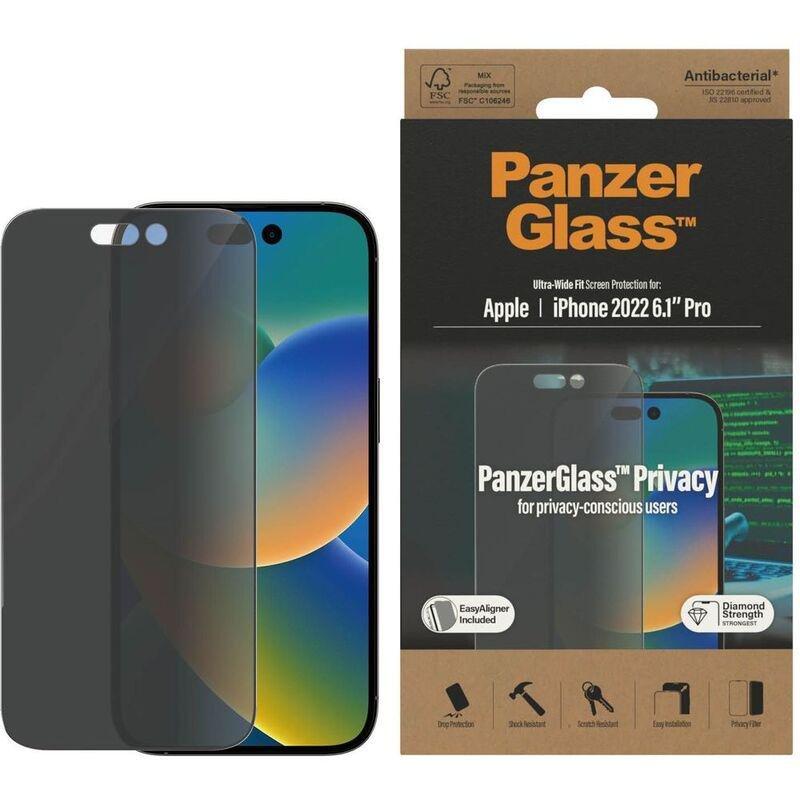 Panzer Glass iPhone 14 Pro Privacy Screen Protector with Applicator, , large image number 3