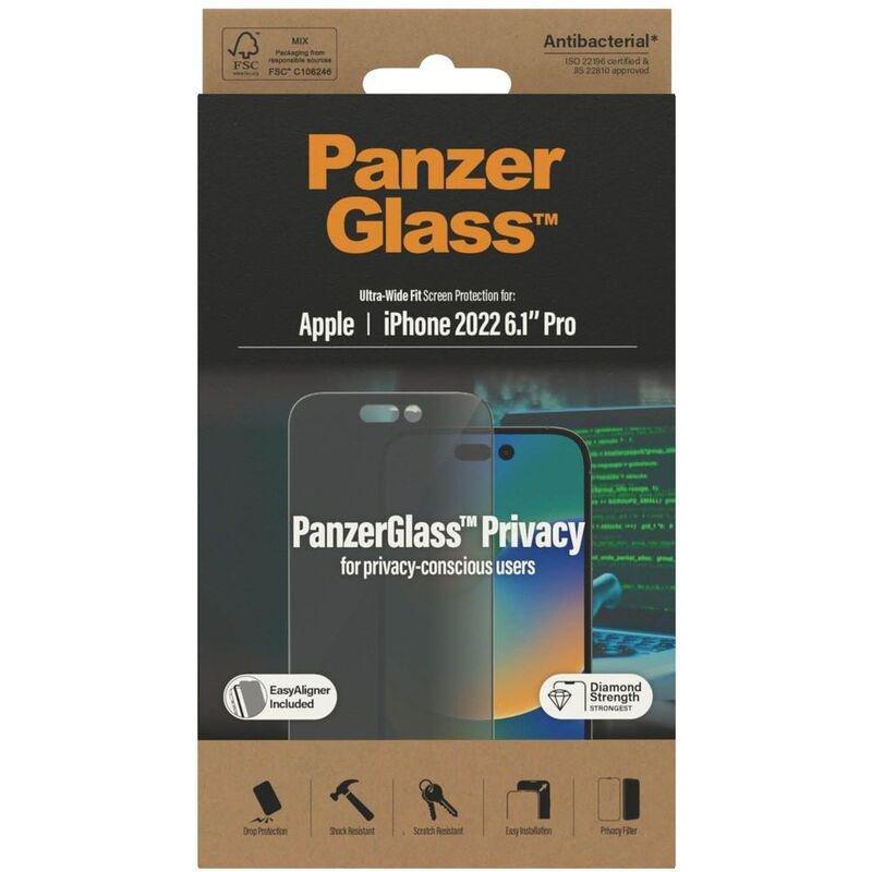 Panzer Glass iPhone 14 Pro Privacy Screen Protector with Applicator, , large image number 4
