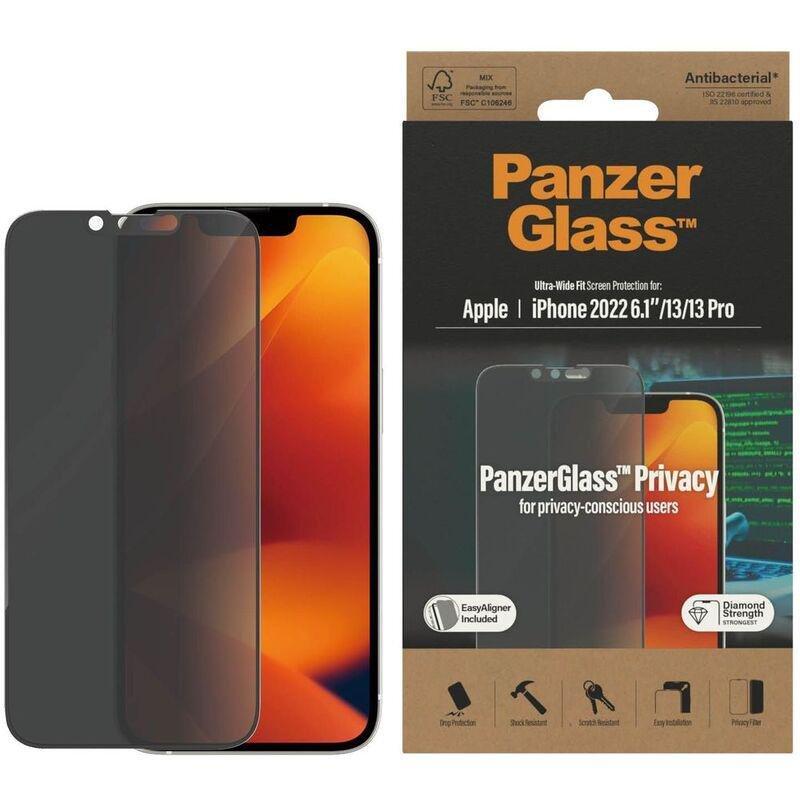 Panzer Glass iPhone 14 Privacy Screen Protector with Applicator, , large image number 3