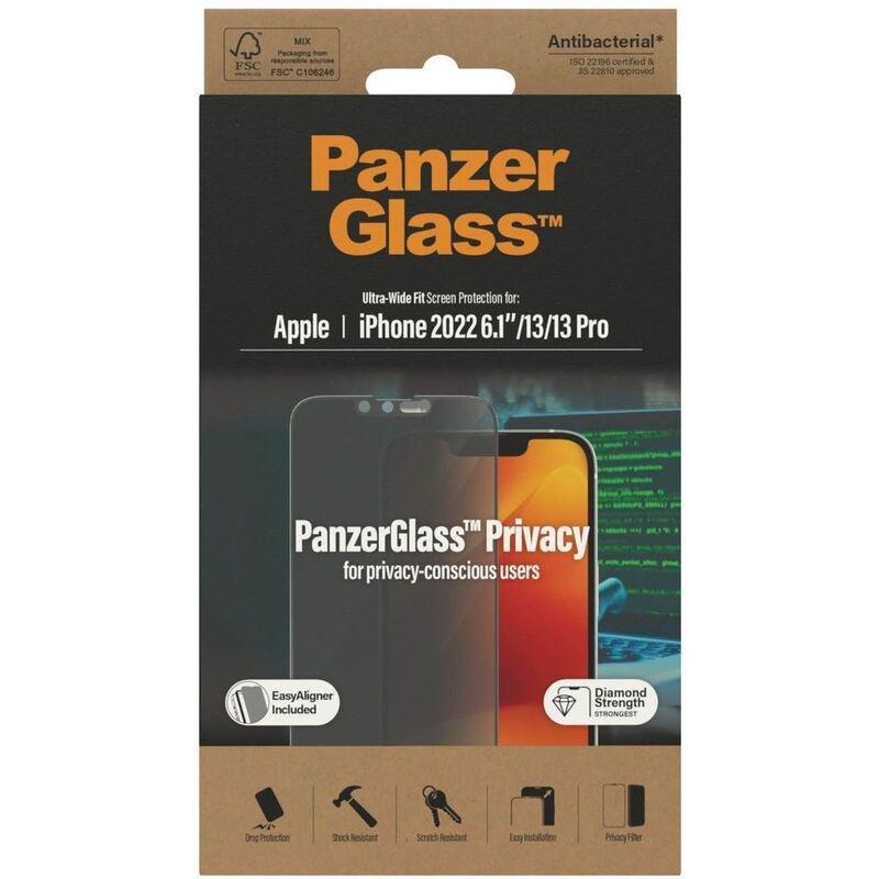 Panzer Glass iPhone 14 Privacy Screen Protector with Applicator, , large image number 4