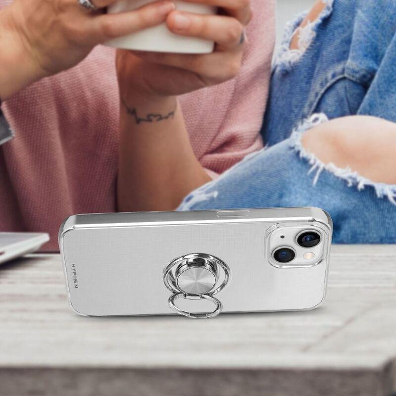 Hyphen Ring Case for iPhone 14 Plus - Silver, , large image number 4