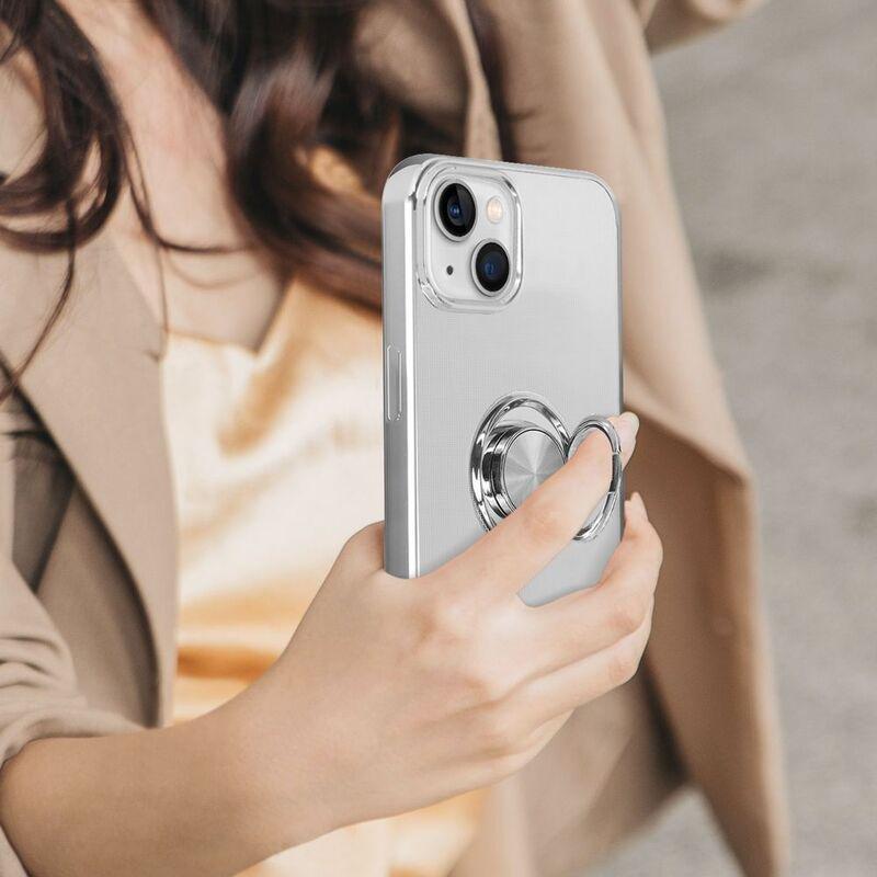 Hyphen Ring Case for iPhone 14 Plus - Silver, , large image number 5
