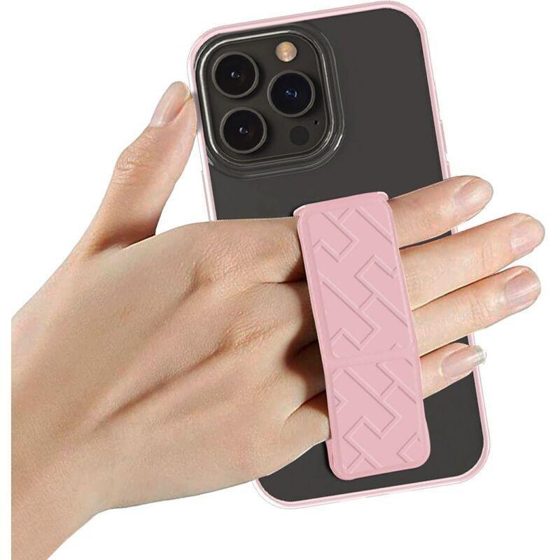 Hyphen Grip Holder Case for iPhone 14 Pro Max - Pink, , large image number 4