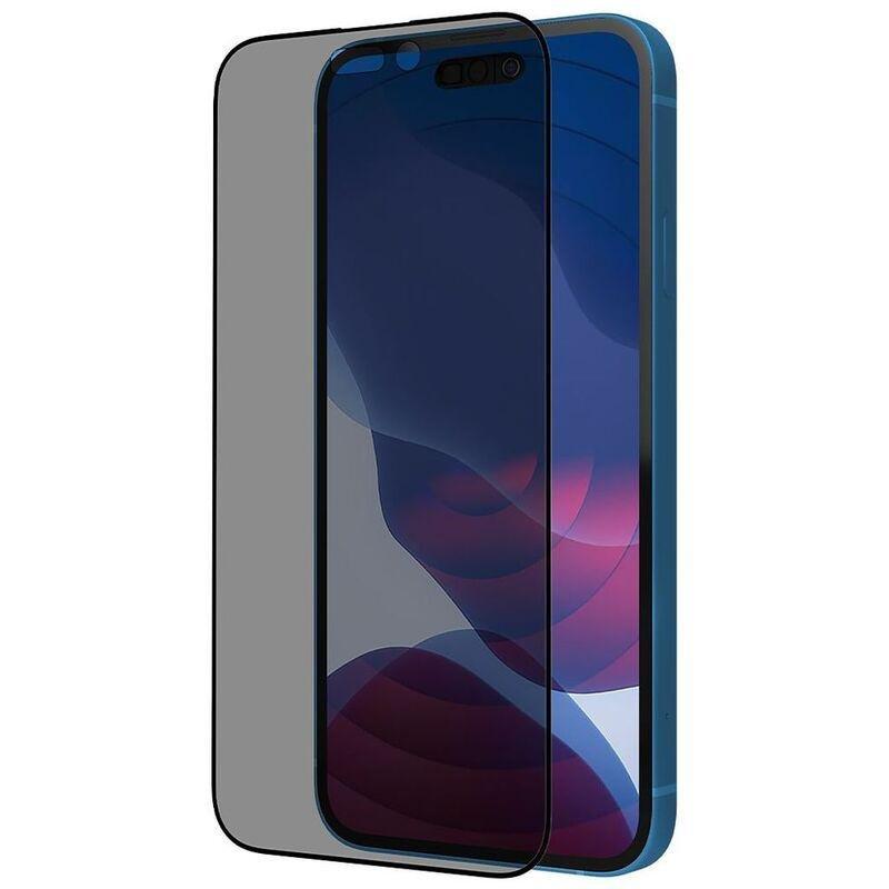 Baykron Screen Protector Privacy Edge to Edge & Antibacterial with Applicator for iPhone 14 Pro Max, , large image number 0