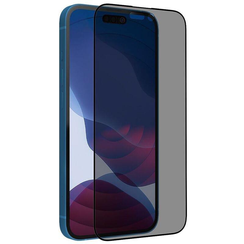 Baykron Screen Protector Privacy Edge to Edge & Antibacterial with Applicator for iPhone 14 Pro Max, , large image number 1
