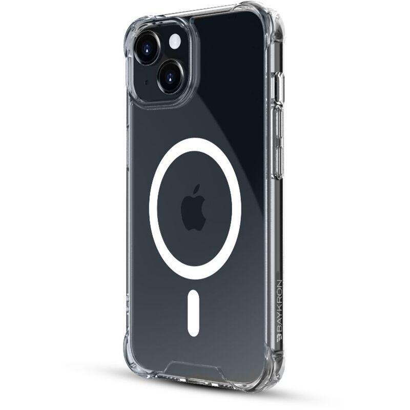 Baykron Tough Clear Magsafe Compatible Antibacterial & Anti-Yellow Case for iPhone 14, , large image number 10