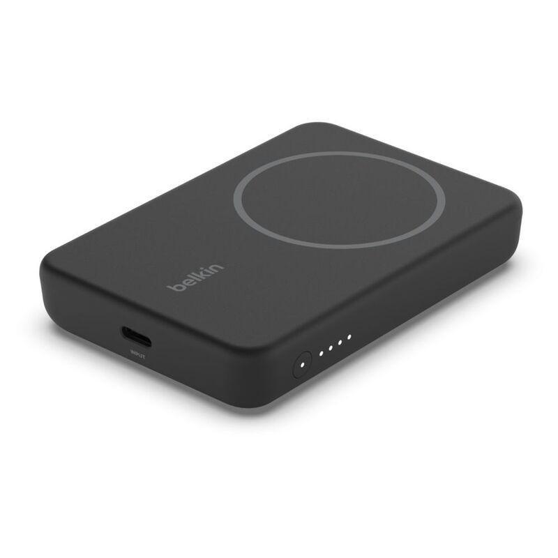 Belkin 5000mAh Magnetic Wireless Power Bank with Kick Stand for Smartphones - Black, , large image number 7