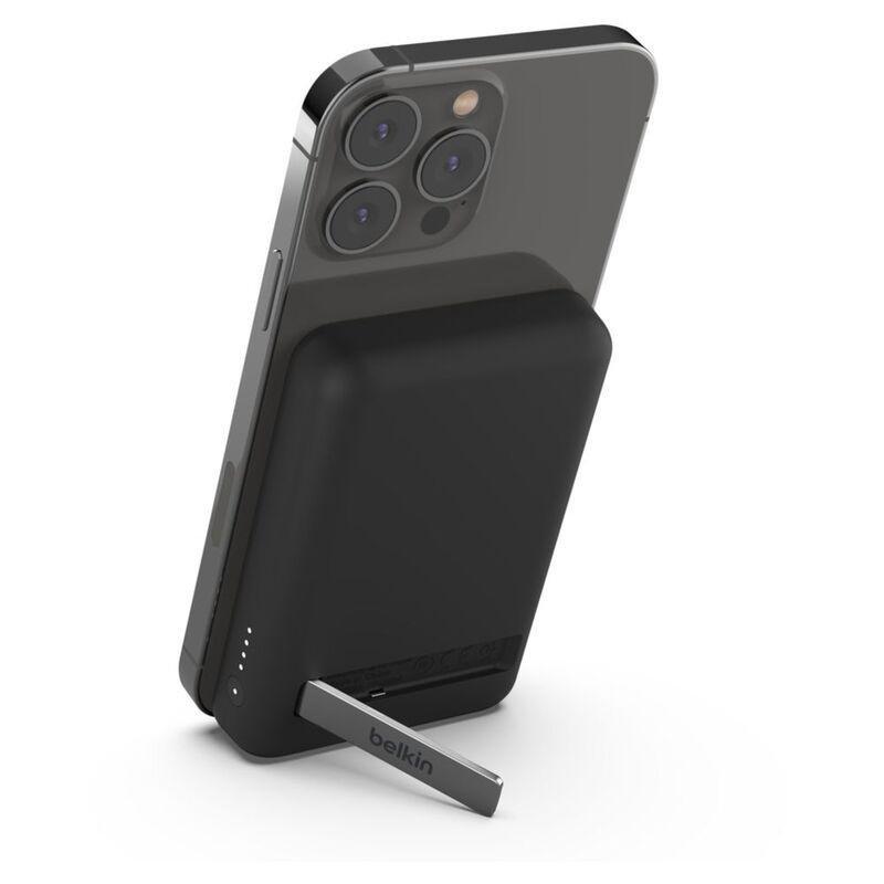 Belkin 5000mAh Magnetic Wireless Power Bank with Kick Stand for Smartphones - Black, , large image number 9