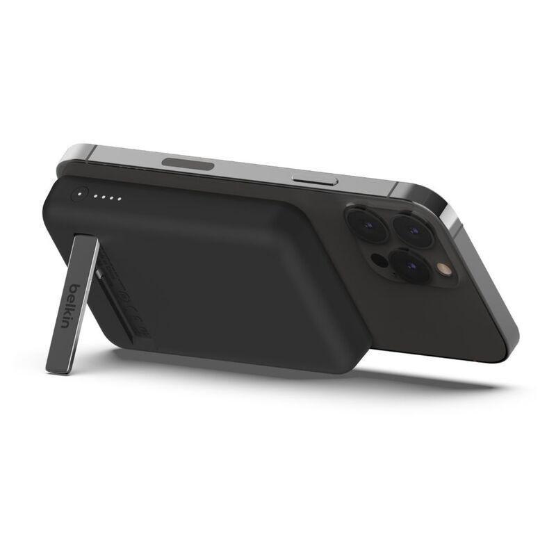 Belkin 5000mAh Magnetic Wireless Power Bank with Kick Stand for Smartphones - Black, , large image number 10