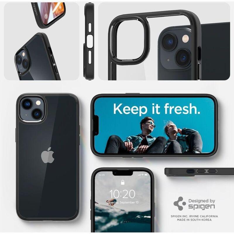 Spigen Crystal Hybrid Case for iPhone 14 Plus - Matte Black, , large image number 3