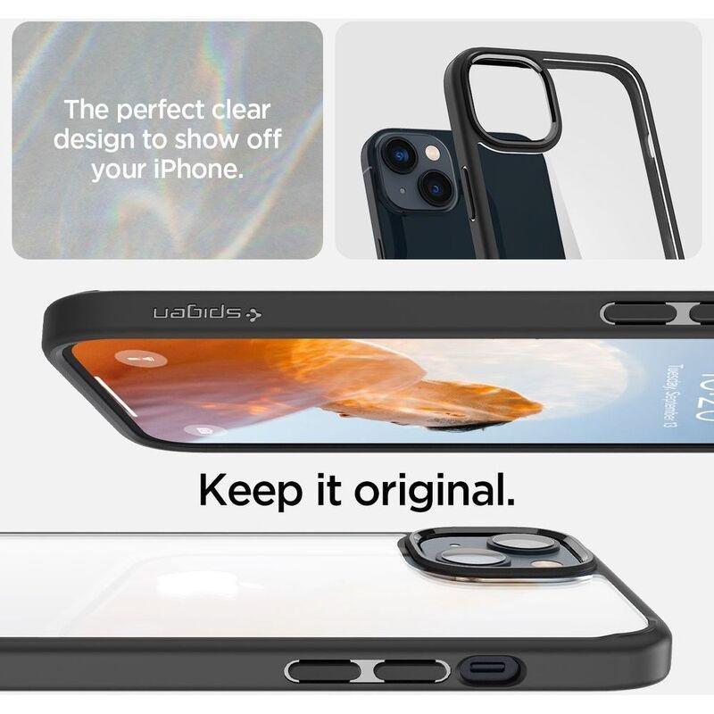 Spigen Crystal Hybrid Case for iPhone 14 Plus - Matte Black, , large image number 10