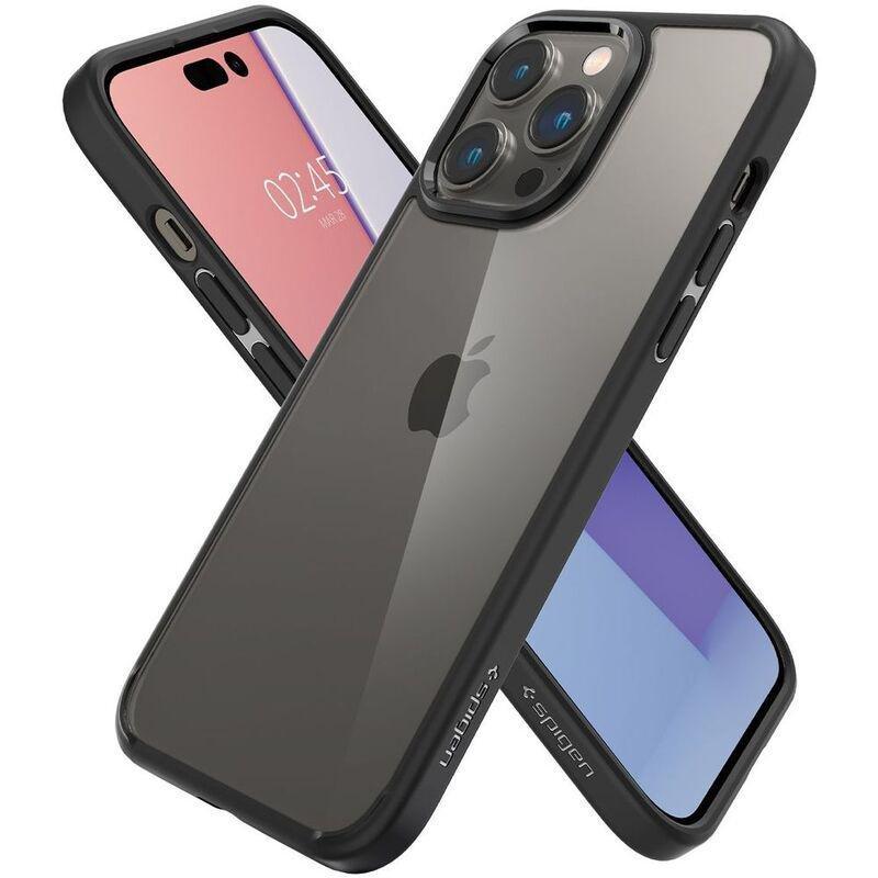 Spigen Crystal Hybrid Case for iPhone 14 Pro Max - Matte Black, , large image number 8