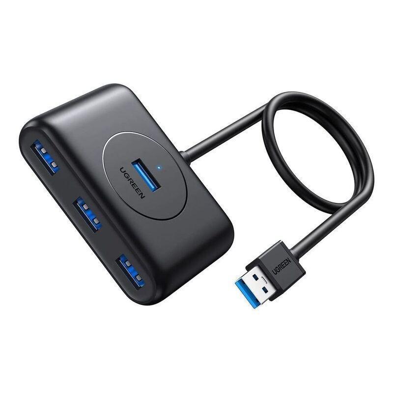 UGreen 4-Port USB 3.0 A Hub With 1m Cable - Black, , large image number 0