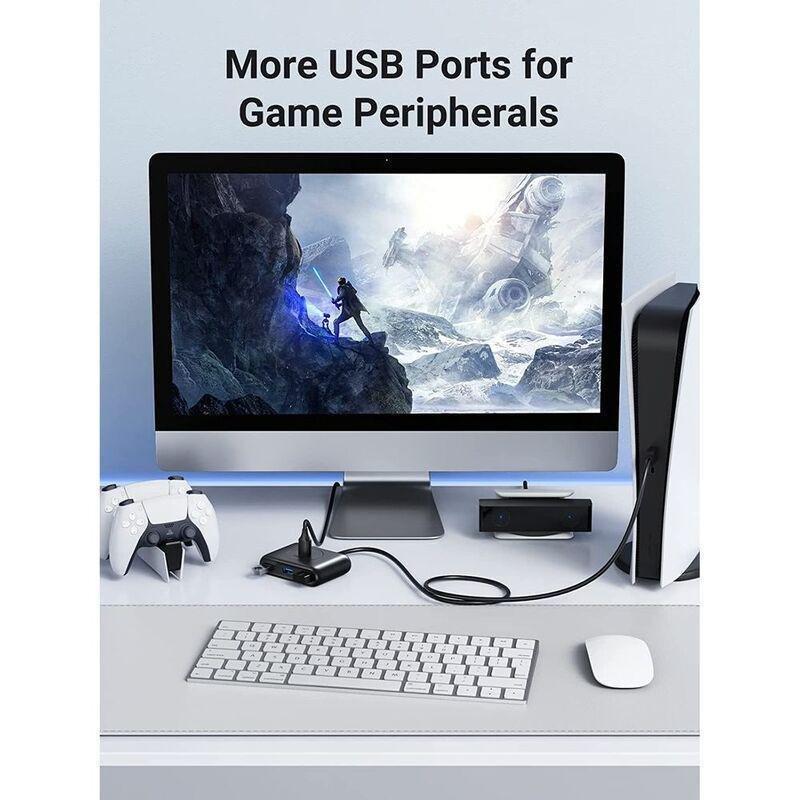 UGreen 4-Port USB 3.0 A Hub With 1m Cable - Black, , large image number 5