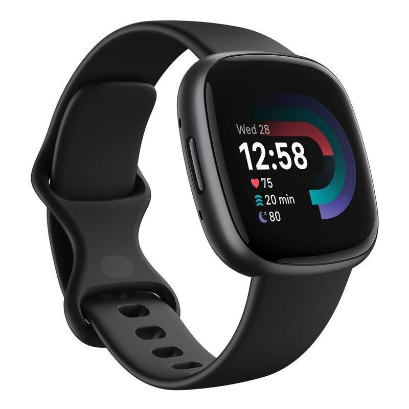 Fitbit Versa 4 Fitness Smartwatch - Black / Graphite Aluminum, , large image number 0