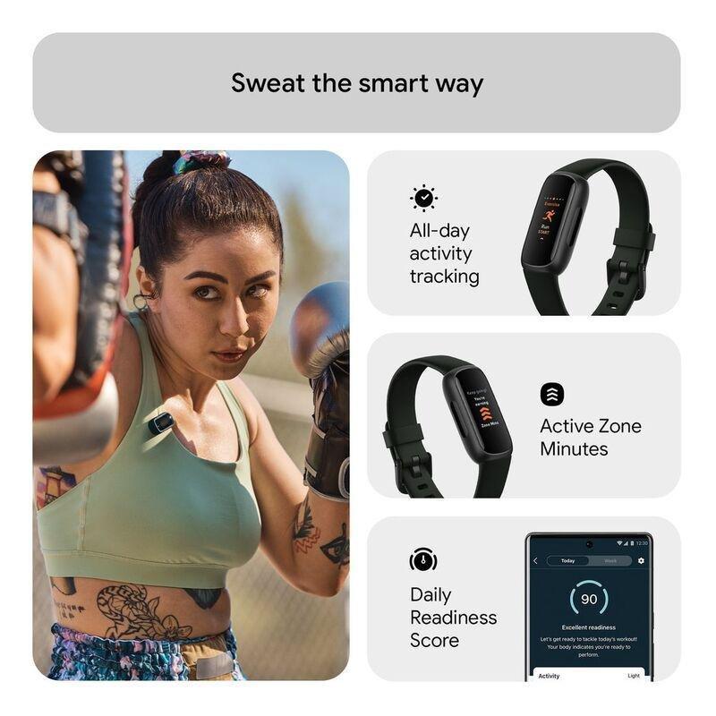 Fitbit Inspire 3 Fitness Tracker - Midnight Zen / Black, , large image number 2