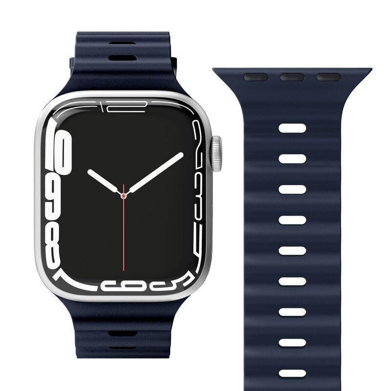 VONMAHLEN Wave Band Case 2 Band One Navy (For Apple Watch 42 mm / 44 mm / 45 mm / 49 mm), , medium