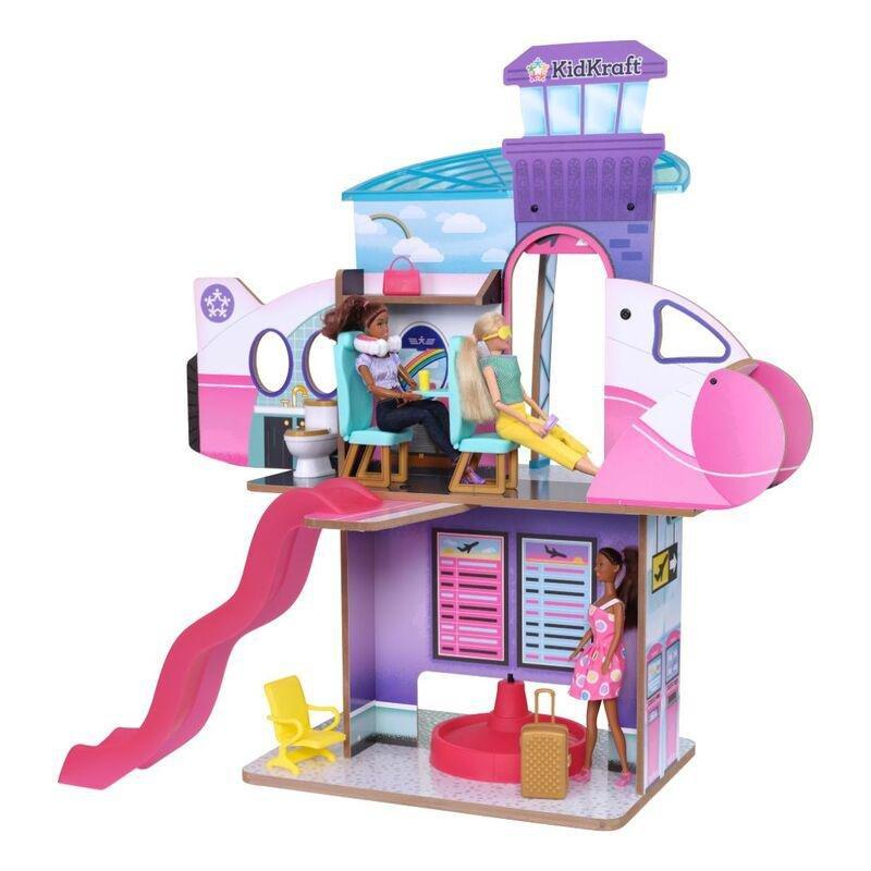Kidkraft Luxe Life 2-In-1 Airport & Jet Playset, , large image number 0