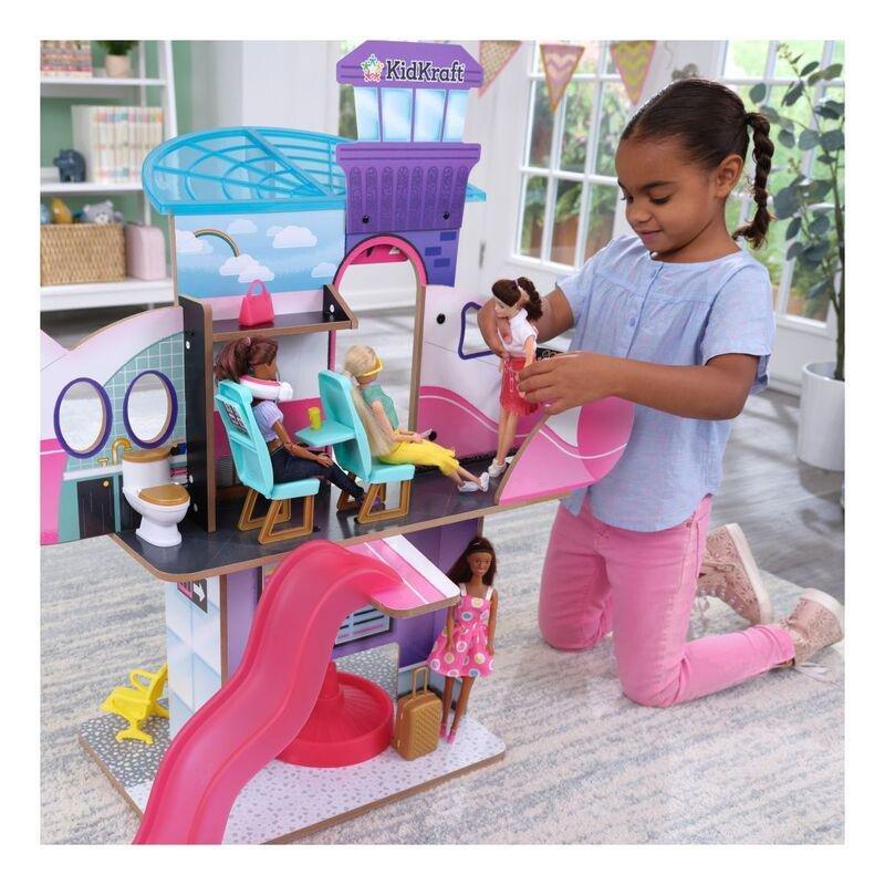 KIDKRAFT - Kidkraft Luxe Life 2-In-1 Airport & Jet Playset