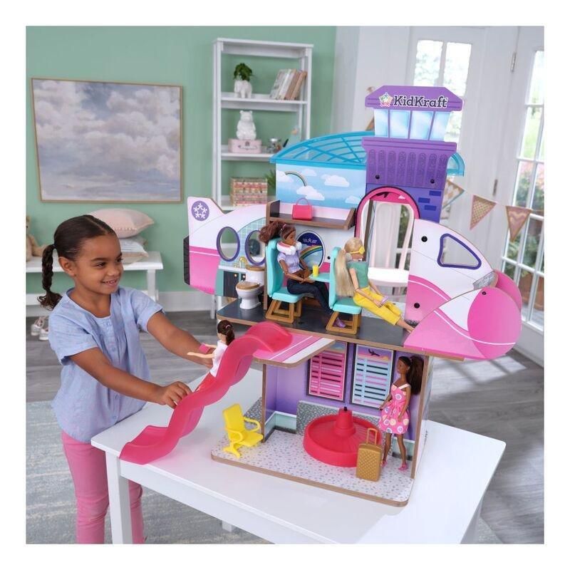 KIDKRAFT - Kidkraft Luxe Life 2-In-1 Airport & Jet Playset