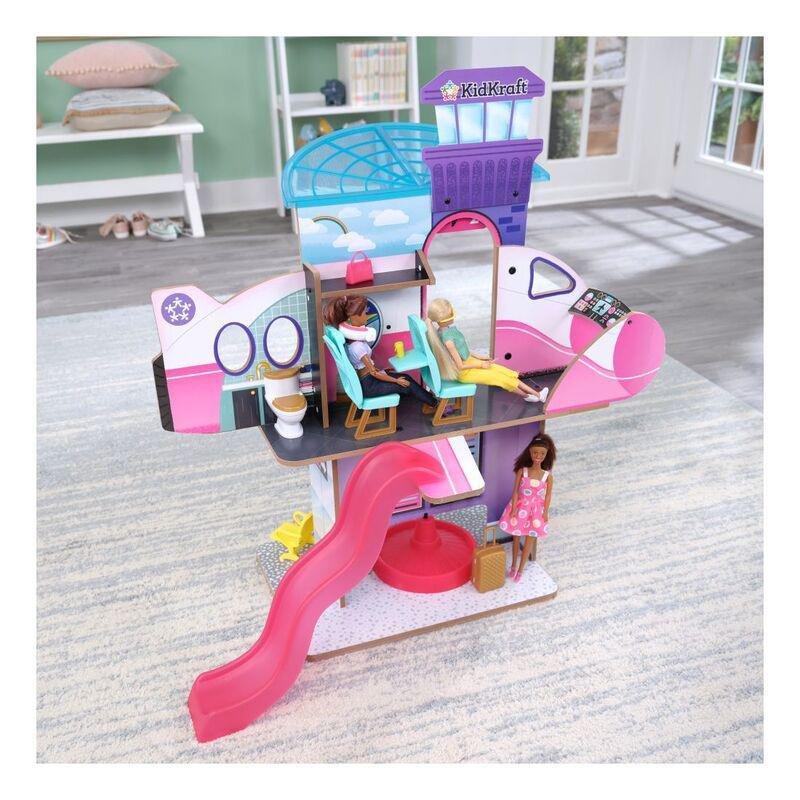 KIDKRAFT - Kidkraft Luxe Life 2-In-1 Airport & Jet Playset