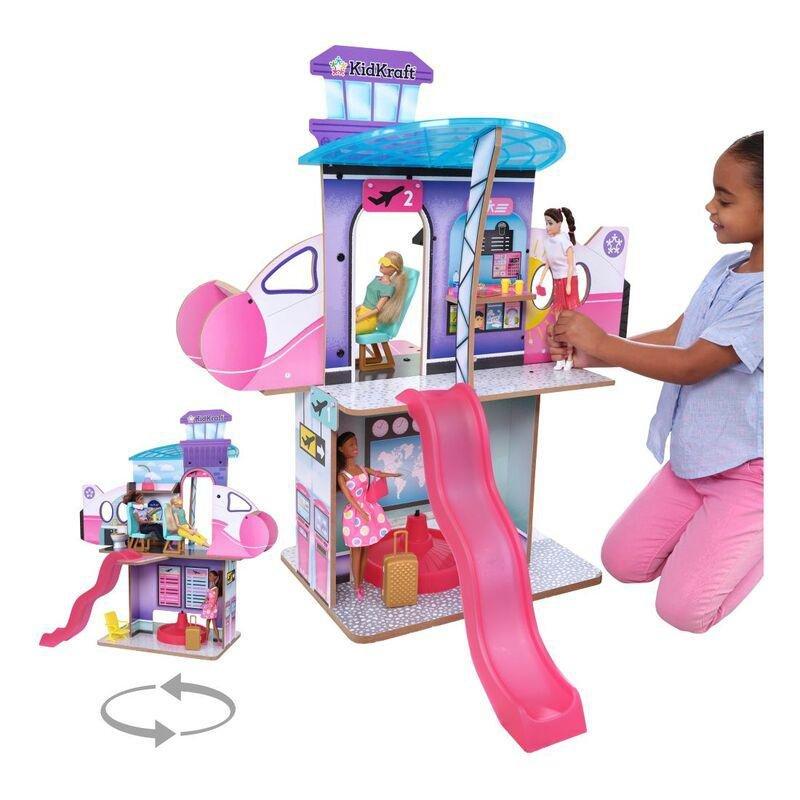 Kidkraft Luxe Life 2-In-1 Airport & Jet Playset, , large image number 10