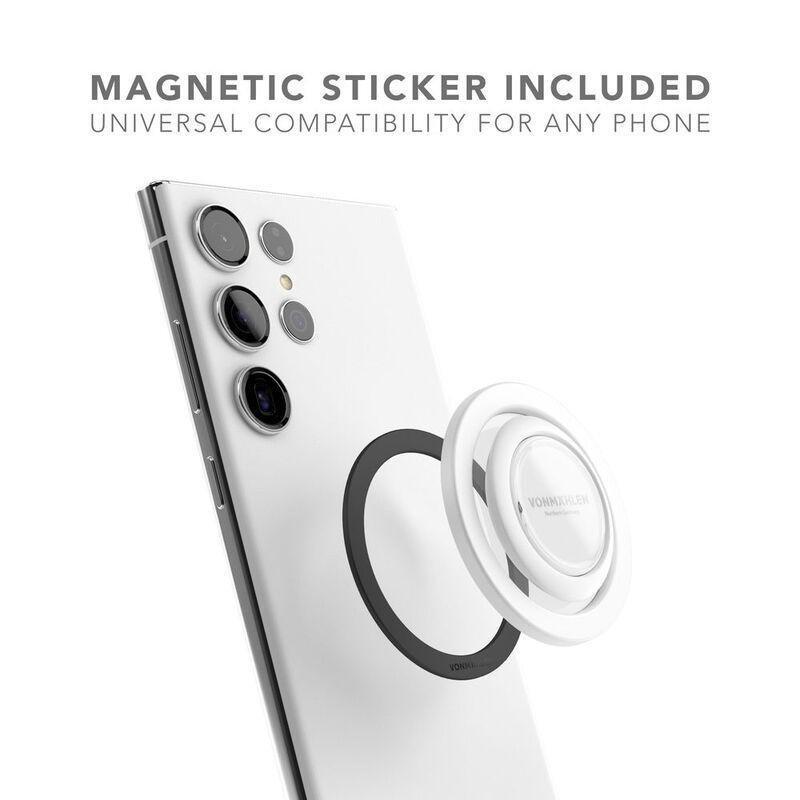 VONMAHLEN Backflip Mag Magnetic Mobile Phone Holder - White, , large image number 8
