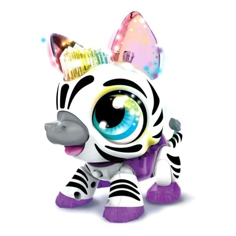 Build A Bot Light Zebra Toy Robot, , large image number 0