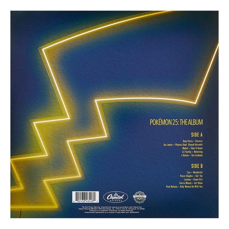 Pokemon 25 The Album Original Soundtrack (Limited Edition Yellow Colored Vinyl) | Various Artists, , large image number 2