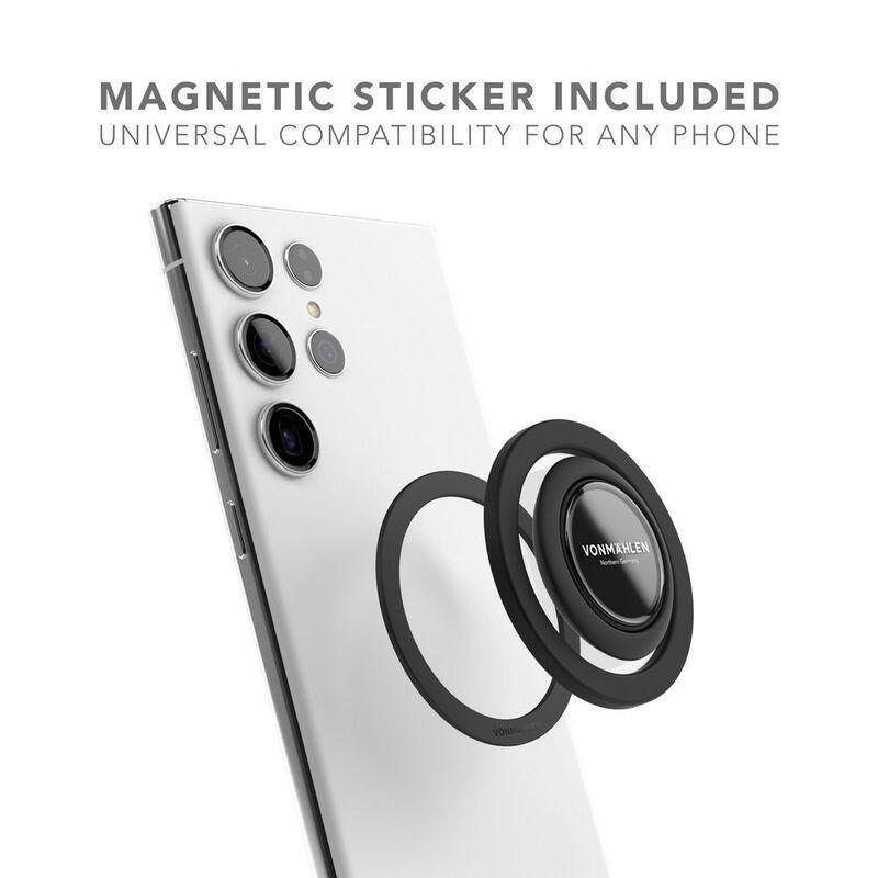 VONMAHLEN Backflip Mag Magnetic Mobile Phone Holder - Black, , large image number 3