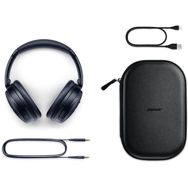 Bose QuietComfort 45 Wireless On-Ear Headphones with Noise-Cancellation - Midnight Blue, , large image number 4