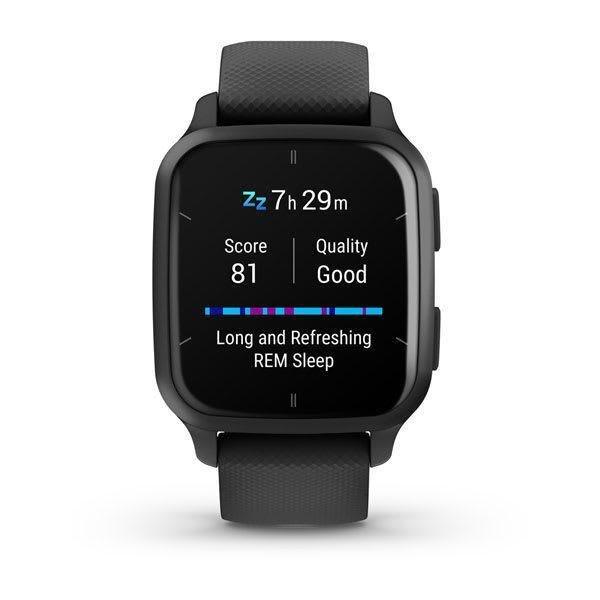 GARMIN - Garmin Venu Sq 2 - Music Edition Smartwatch - Black/Slate