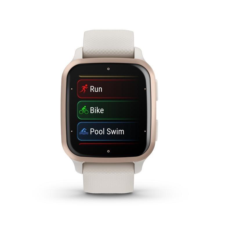 Garmin Venu Sq 2 - Music Edition Smartwatch - Ivory/Peach Gold, , large image number 0