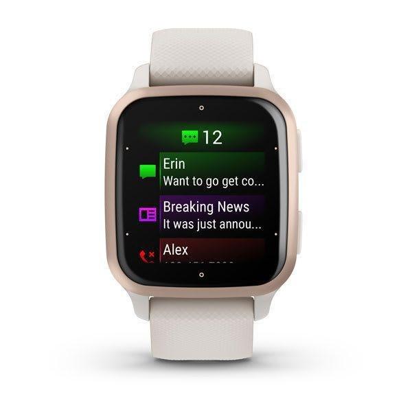 Garmin Venu Sq 2 - Music Edition Smartwatch - Ivory/Peach Gold, , large image number 1