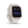 GARMIN - Garmin Venu Sq 2 - Music Edition Smartwatch - Ivory/Peach Gold