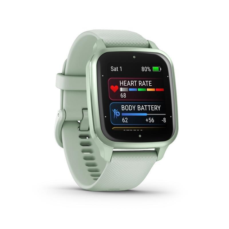 Garmin Venu Sq 2 Smartwatch - Cool Mint/Metallic Mint, , medium